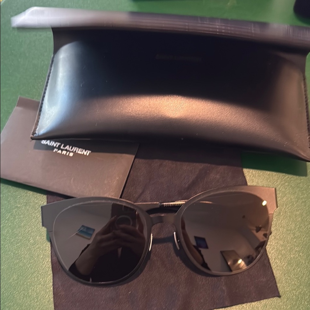 Saint Laurent Black Sunglasses
